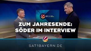 Wirtschaftskrise bis Wahlprogramm: Ministerpräsident Markus Söder im Interview