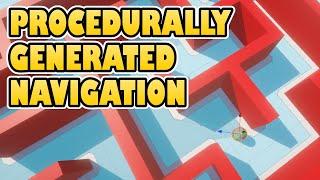 Navigation in a Procedurally Generated World | Unity NavMesh Surface and NavMesh Agent Explained