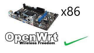 OpenWrt - Install on x86 Router | Linux PC Firewall |