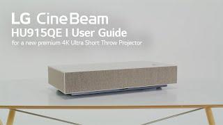 LG CineBeam : User Guide for a new premium 4K Ultra Short Throw  Projector | LG