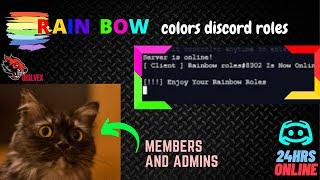 Discord Rainbow Roles (bot) 24/7