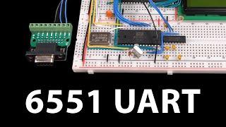 RS232 interface with the 6551 UART