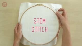 SewandSo Stitch Library: Stem Stitch