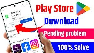 How To Fix Play Store Pending Problem !! Solved Play Store Download Pending Problem ! Play Store