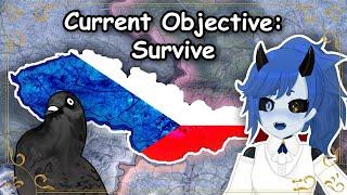 [HOI4] Can I survive as Czechoslovakia w/ @Pydgin  [Lady Saffron Vtuber]