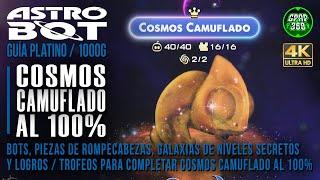 Astro Bot | Cosmos camuflado al 100% (Guía de TODOS los Bots, Piezas, Galaxias, Logros / Trofeos)