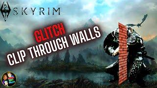 🟡 Skyrim - Glitch How to Clip Through Walls! Console Xbox PlayStation