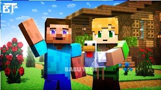 Steve and Alex Homelife Full Movie | Babu Tech | Prisma 3d Minecraft Animation