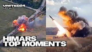 HIMARS in Action, Hunting Russians  TOP MOMENTS. Footage of the most spectacular &effective strikes