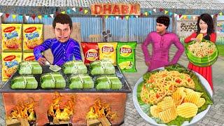 Banana Leaf Maggie Potato Chips Hindi Kahani Funny Comedy Stories Hindi Moral Stories Comedy Video