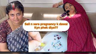 Sali ji ne sara pregnancy ka dawai kyn phek diya washroom m?? Aisa kya ho gya ghar me?#vlog