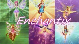 Winx Club~ Enchantix [Italian] (Lyrics)