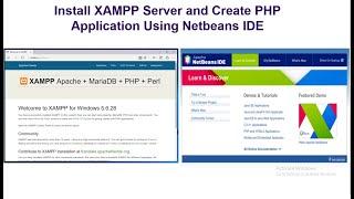 How to install XAMPP Server and Create PHP Web Application using Apache Netbeans IDE