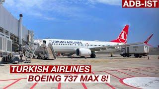 4K TRIP REPORT | TURKISH AIRLINES Boeing 737 MAX 8 | Izmir - Istanbul (Economy Class)