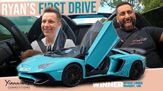 Ryan Takes Yianni for a Drive in HIS new Lamborghini Aventador SV Roadster