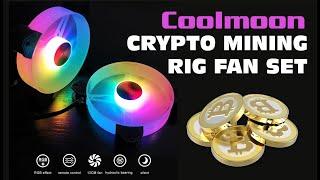 COOLMOON LED Cooling 120mm PC Case Fans RGB w/ Remote Control