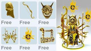 GET FREE ALL GOLDEN LUXURIOUS ITEMS IN ROBLOX!