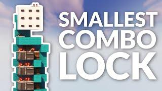 Minecraft Java/Bedrock | Smallest Sequential Vertical Combo Lock Tutorial