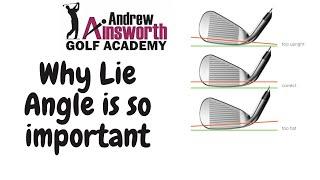 Why is Lie Angle in Golf Clubs Important?