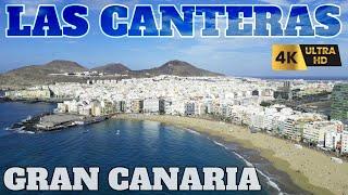 LAS CANTERAS FROM ABOVE - DJI MINI 3 PRO - GRAN CANARIA - SPAIN