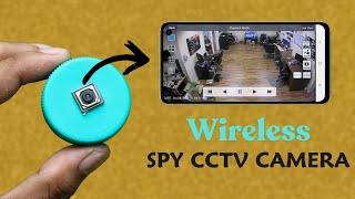 How To Make Wireless Spy Cctv Camera - With Old Mobile Camera