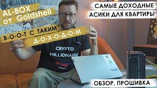 Goldshell AL-BOX 360G №1 мире по доходу майнинга в квартире! Обзор и прошивка. #майнинг #обзор