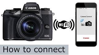 CANON CAMERA WIFI SETUP - Canon 2000D | How to connect wifi camera to mobile - Cannon Camera connect