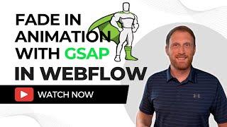 Fade in Animation in Webflow Using GSAP