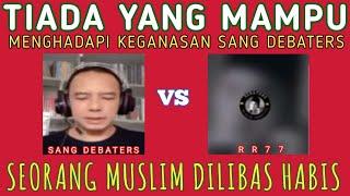 Tiada yang mampu menghadang Sang Debaters, muslim ketar ketir menjawab pertanyaan-pertanyaannya.