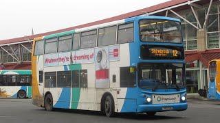 Buses & Trains in Mansfield January 2025 | Farewell to The Dennis Tridents