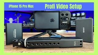 iPhone 15 ProMax Filmmaking Setup incl. Blackmagic Kamera Apple ProRes & externer SSD!