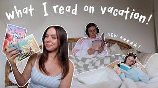 what I read in a week on vacation!  new 5 star read!?  *reading vlog*