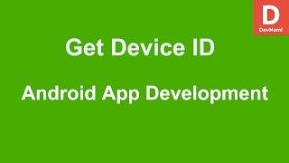 Android Get Device ID