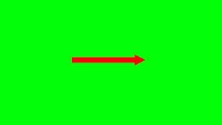 Animated green screen arrow effect