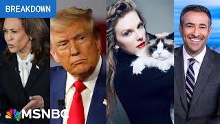 Trump panics! Harris nabs Taylor Swift backing as she blasts MAGA lies & 'chaos' (Melber report)