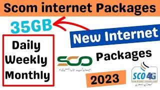 Scom internet packages/Scom internet packages price 2023