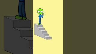 You Can't Fall Down The Stair #animation