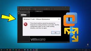 Fix "Virtual machine cannot be powered on because its working directory is not valid" in VMware ️