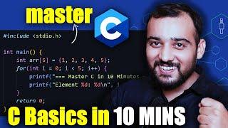 C Language Tutorial | Learn C Programming in 10 mins | Coding Wallah 