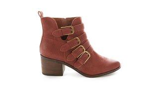 Lucky Brand Loreniah Leather Buckle Boot