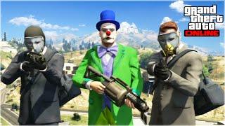 AMAZING GTA 5 ONLINE HEIST (Batman Bank Robbery Parody)