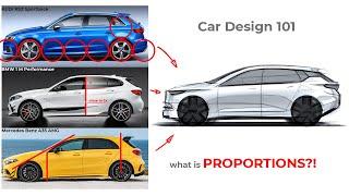 CAR DESIGN 101 - what is PROPORTIONS?! - Hatchback