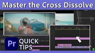 How to Add Cross Dissolve Transitions in Premiere Pro | Quick Tips with Vinnie Hobbs | Adobe Video