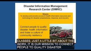 Updated and Enhanced Online Disaster Health Information Training Classes - January 12, 2017