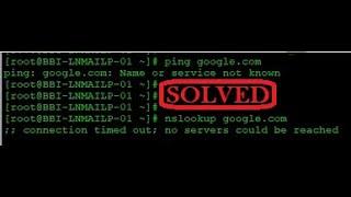 How to resolve issue - ping : google.com: Name or  Service not known #centos #oraclevirtualbox