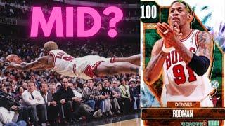 NBA 2K24 MYTEAM *FREE* 100 OVERALL LEVEL 1 REWARD DENNIS RODMAN GAMEPLAY!