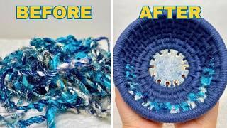 How to make a Coiled Basket with a Ceramic Base for Beginners