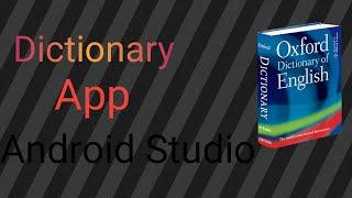 How to create  Dictionary App in Android Studio 2021