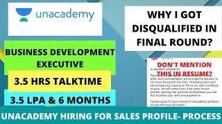 Unacademy Sales Excutive Job | Unacademy Hiring For Sales Profile | Unacademy Interview Process
