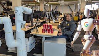 Watch a Robot Using Gemini Help Google Employees To Navigate Google DeepMind Offices: Gemini Robot